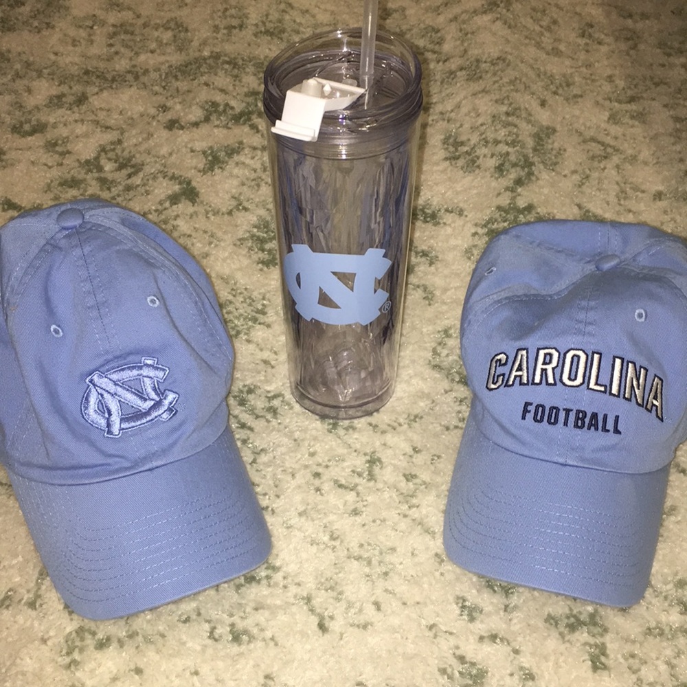 UNC Chapel Hill Gift Bundle Nike Hat Straw Cup